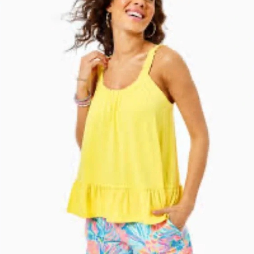 NWT Lilly Pulitzer Loro Top in Lilly’s Lemon